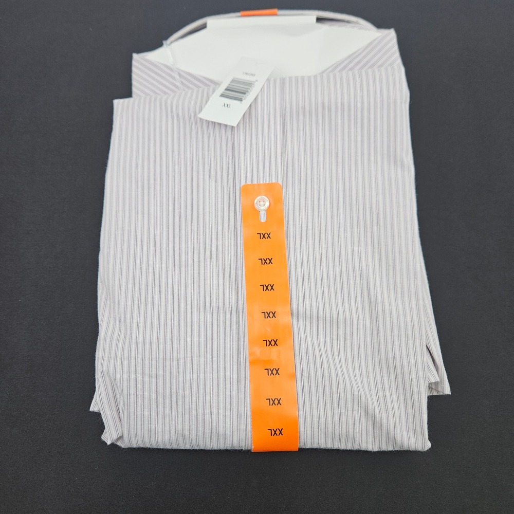 Banana Republic Mens Slim Fit Stretch Poplin Striped Dress Shirt XXL - Picture 5 of 5